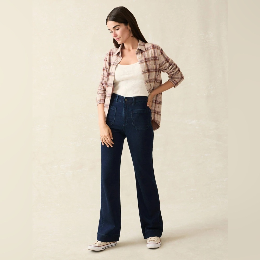 Faherty NWOT Terry Patch Pocket Pant